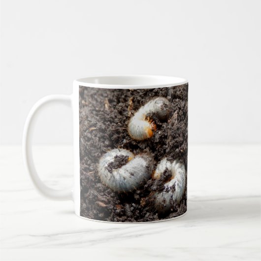 Chafer Larva Bug Tasse (Links)