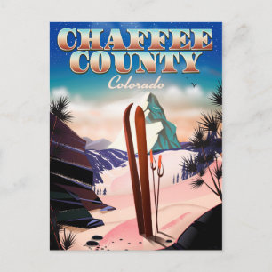 Chaffee Landkreis, Colorado Skipposter. Postkarte
