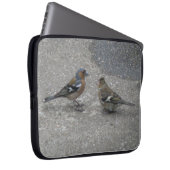 Chaffinch Fütterte Me Laptop Bag Laptopschutzhülle (Vorne Rechts)