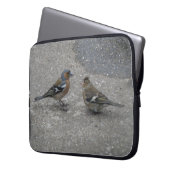 Chaffinch Fütterte Me Laptop Bag Laptopschutzhülle (Vorderseite Links)