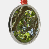 Chaffinch Silbernes Ornament (Rechts)