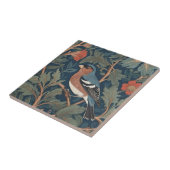 Chaffinch William Morris Stil Links gegenüber Bird Fliese (Seite)
