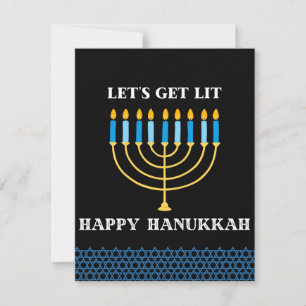 Chag Hanukkah Sameach Feiertagskarte