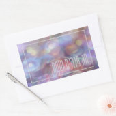 Chag Purim Sameach Mishloach Manot - Purim Geschen Rechteckiger Aufkleber (Umschlag)