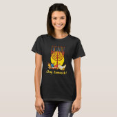 Chag Sameach Happy Hanukkah Chanukah T-Shirt (Vorne ganz)