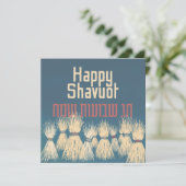 Chag Shavuot Sameach - Happy Shavuot Hebrew (Stehend Vorderseite)