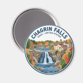 Chagrin Falls Ohio Magnet (Vorderseite/Rückseite)