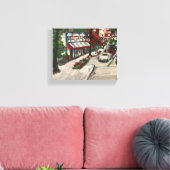 "Chagrin Falls" Ohio Malerei von Willowcatdesigns Leinwanddruck (Insitu (Wohnzimmer))