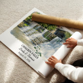 Chagrin Falls Ohio Poster, Aquarell, Maßgeschneide Poster