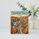 Chagrin Falls USA Postkarte (Stehend Vorderseite)