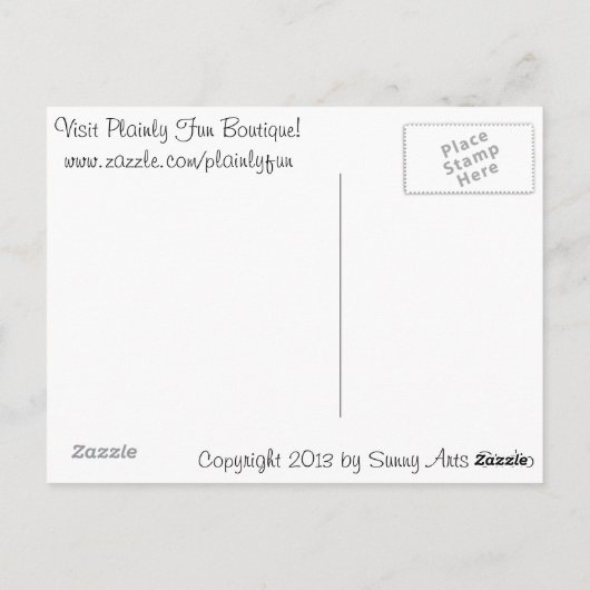 Chai 4 Life Postcard Postkarte (Rückseite)