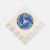 Chai Art Nouveau Mosaic Serviette (Ecke)