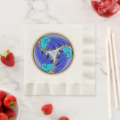 Chai Art Nouveau Mosaic Serviette (Beispiel)