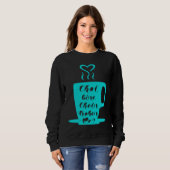 Chai Bina Chain Kaha Re Desi Funny Sarcastic Bolly Sweatshirt (Vorne ganz)
