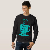 Chai Bina Chain Kaha Re Desi Funny Sarcastic Bolly Sweatshirt (Vorne ganz)