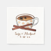 Chai Bridal Polterabend Teacup Teacup Party Serviette (Vorderseite)