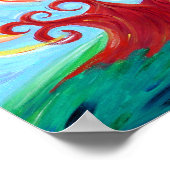 Chai Burning Bush Poster (Ecke)