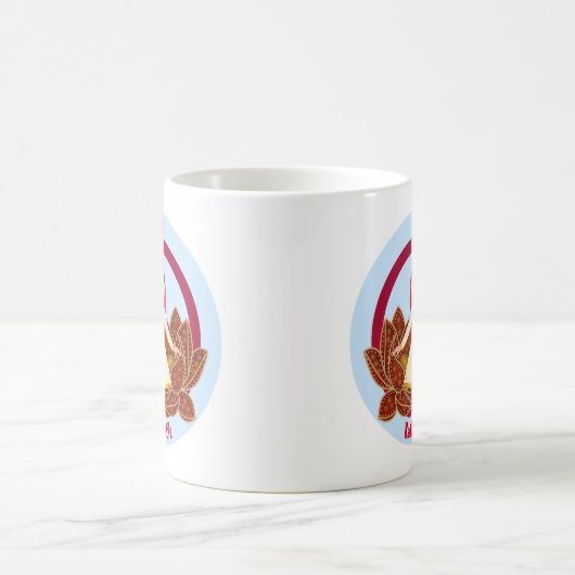 Chai & Coffee Tasse mit Niedlicher Kathak Dancer (Mittel)