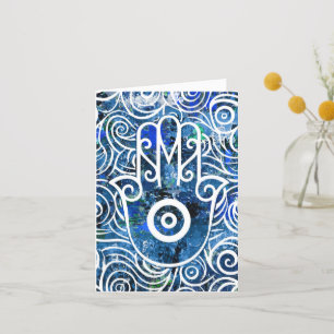 Chai Hamsa Dankeskarte