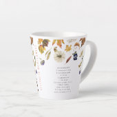 Chai Latte Lover | Monogram Chai Spice Latte Tasse (Rechte Ecke)