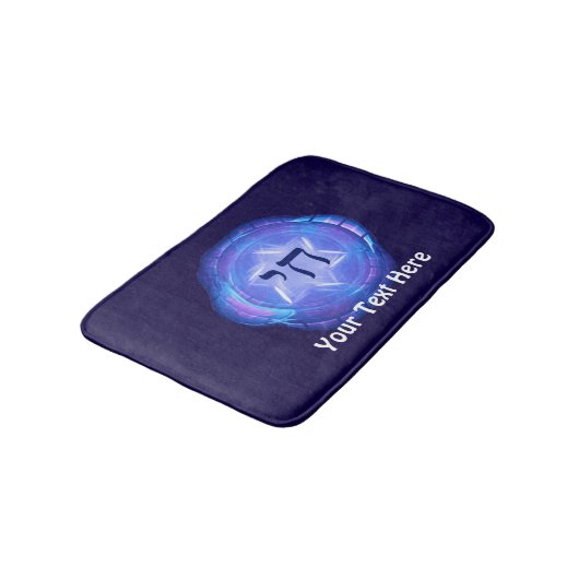 Chai - Leben fördern Badematte (Schrägansicht)