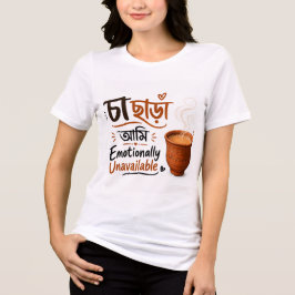 Chai-Liebhaber Bengali Tea T-Shirt Tri-Blend Shirt