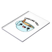 Chai like you Funny Tea Pub Notizblock (Linke Seite)