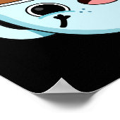 Chai like you Funny Tee Pun Dark BG Poster (Ecke)