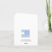 Chai Mosaic 4 x 5.6 Note Card Karte (Rückseite)