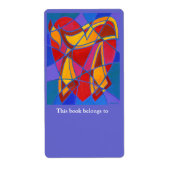 Chai Mosaic IV Buchzeichen Label (Vorne)