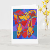 Chai Mosaic IV Karte (Gelbe Blume)