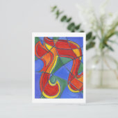 Chai Mosaic Postcard Postkarte (Stehend Vorderseite)