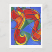 Chai Mosaic Postcard Postkarte (Vorderseite)