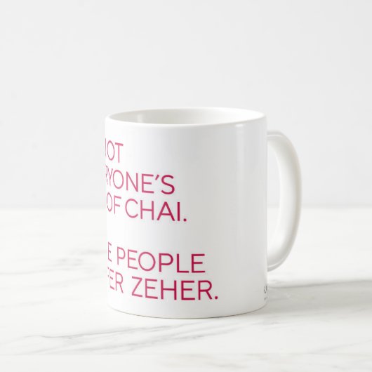 Chai oder Gift Witty Desi Tasse (VorderseiteRechts)