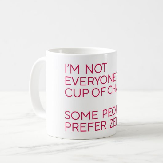 Chai oder Gift Witty Desi Tasse (Vorderseite Links)
