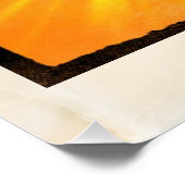 Chai Poster mit Marmorhintergrund Poster (Ecke)