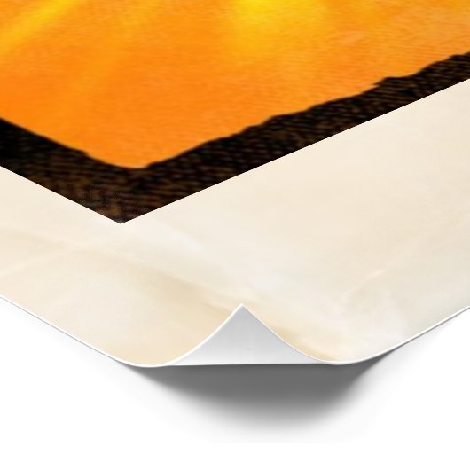 Chai Poster mit Marmorhintergrund Poster (Ecke)