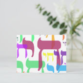 Chai Postkarte (Stehend Vorderseite)