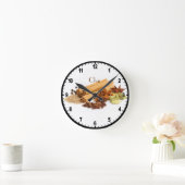 Chai Spice Wall Clock Runde Wanduhr (Zuhause)