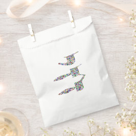 Chai-Symbol aus Edelsteinen in allen Farben Geschenktütchen