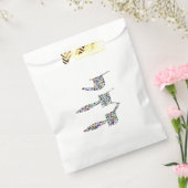 Chai-Symbol aus Edelsteinen in allen Farben Geschenktütchen (Versiegelt)