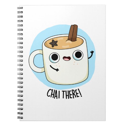 Chai There Funny Chai Tea Pun Notizblock (Vorderseite)
