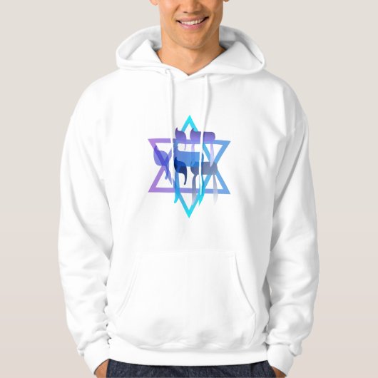 Chai und Davidsstern Shirts (Vorderseite)