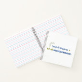 Chai-Wartungsjournal Notizblock (Innenseite)