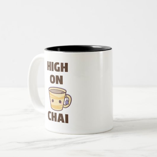 CHAI ZWEIFARBIGE TASSE (Vorderseite Links)