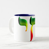 Chai Zweifarbige Tasse (Vorderseite Links)