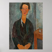 Chaim Soutine, 1917 (Erdöl auf Leinwand) Poster (Vorne)