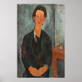 Chaim Soutine - Amedeo Modigliani Kunstgedicht Poster (Vorne)