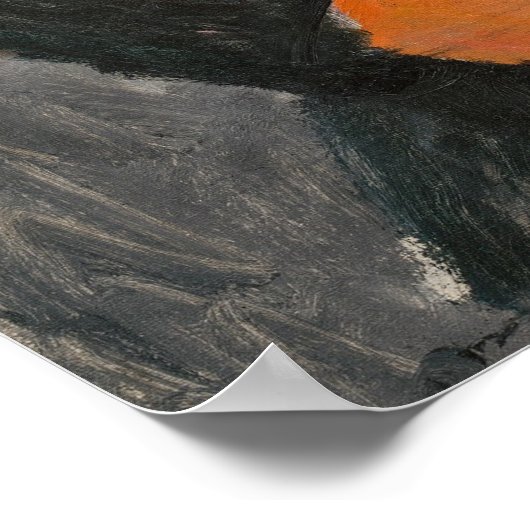 Chaim Soutine - Amedeo Modigliani Kunstgedicht Poster (Ecke)