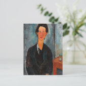 Chaim Soutine von Amedeo Modigliani Postkarte (Stehend Vorderseite)